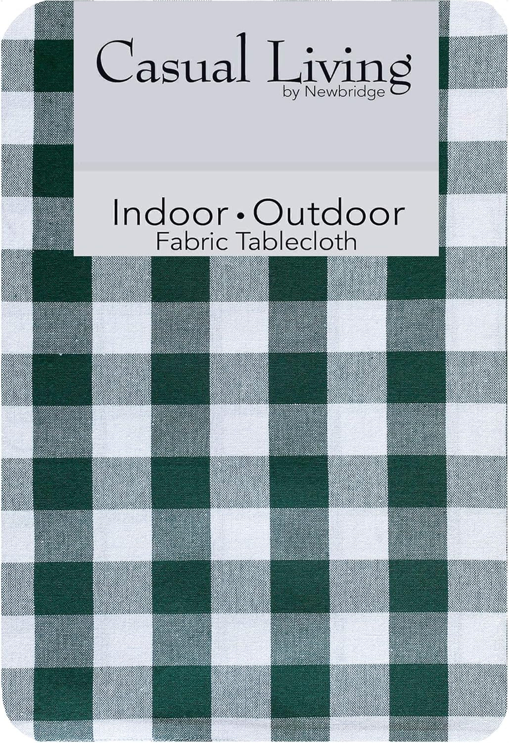 Buffalo Check Rustic Indoor/Outdoor Cotton Napkins by - Cottage Style Gingham Check Pattern - Set of 8 Napkins, Hunter