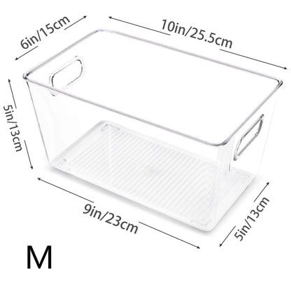 Transparent Fridge Organizer Food Storage Containers Refrigerator Organizer Vegetable Kitchen Organizer and Storage Container