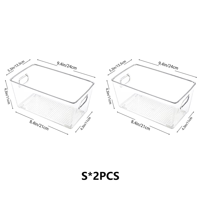 Transparent Fridge Organizer Food Storage Containers Refrigerator Organizer Vegetable Kitchen Organizer and Storage Container