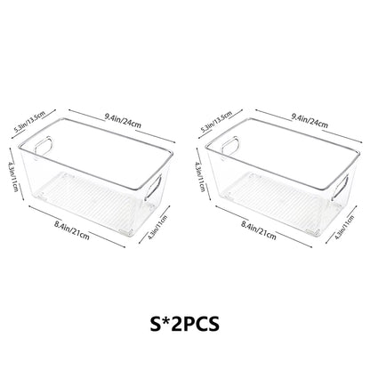 Transparent Fridge Organizer Food Storage Containers Refrigerator Organizer Vegetable Kitchen Organizer and Storage Container