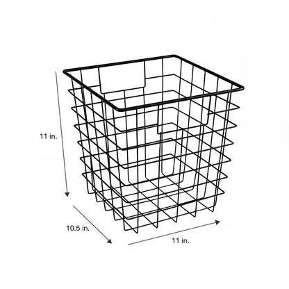 11 In. H X 11 In. W Black Wire Drawer