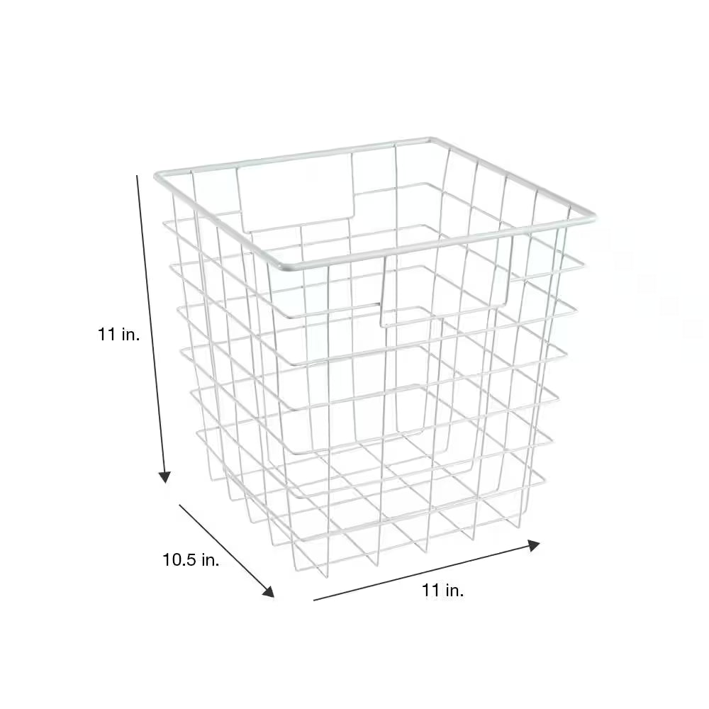 11 In. W X 11 In. H White Wire Drawer