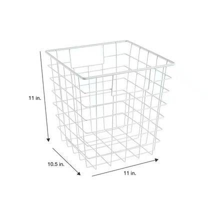 11 In. W X 11 In. H White Wire Drawer