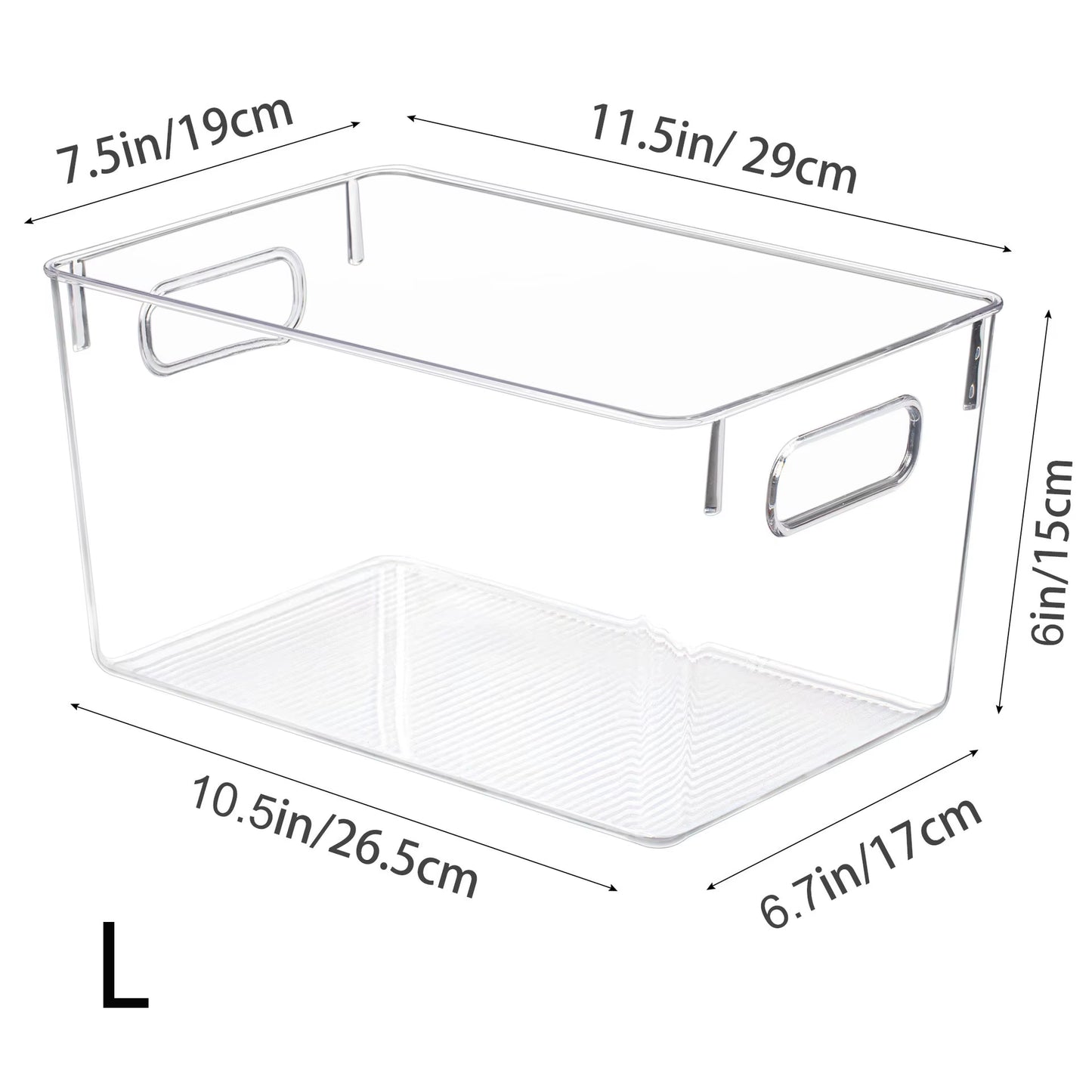 Transparent Fridge Organizer Food Storage Containers Refrigerator Organizer Vegetable Kitchen Organizer and Storage Container