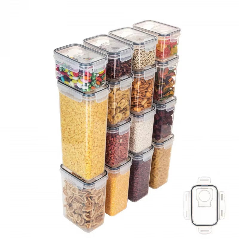 Airtight Food Storage Containers with Lid Pantry Organizer Cereal Dispenser Cereal Containers Food Storage Box Kitchen Organizer