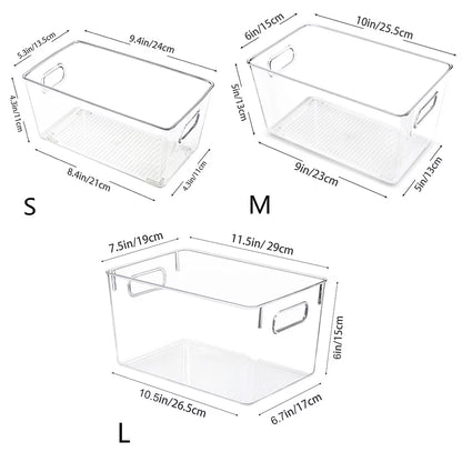 Transparent Fridge Organizer Food Storage Containers Refrigerator Organizer Vegetable Kitchen Organizer and Storage Container