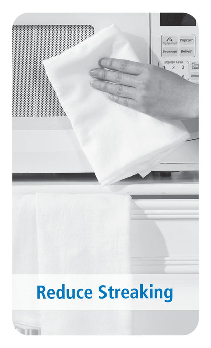 20 Pack, Flour Sack Kitchen Towel Set, White