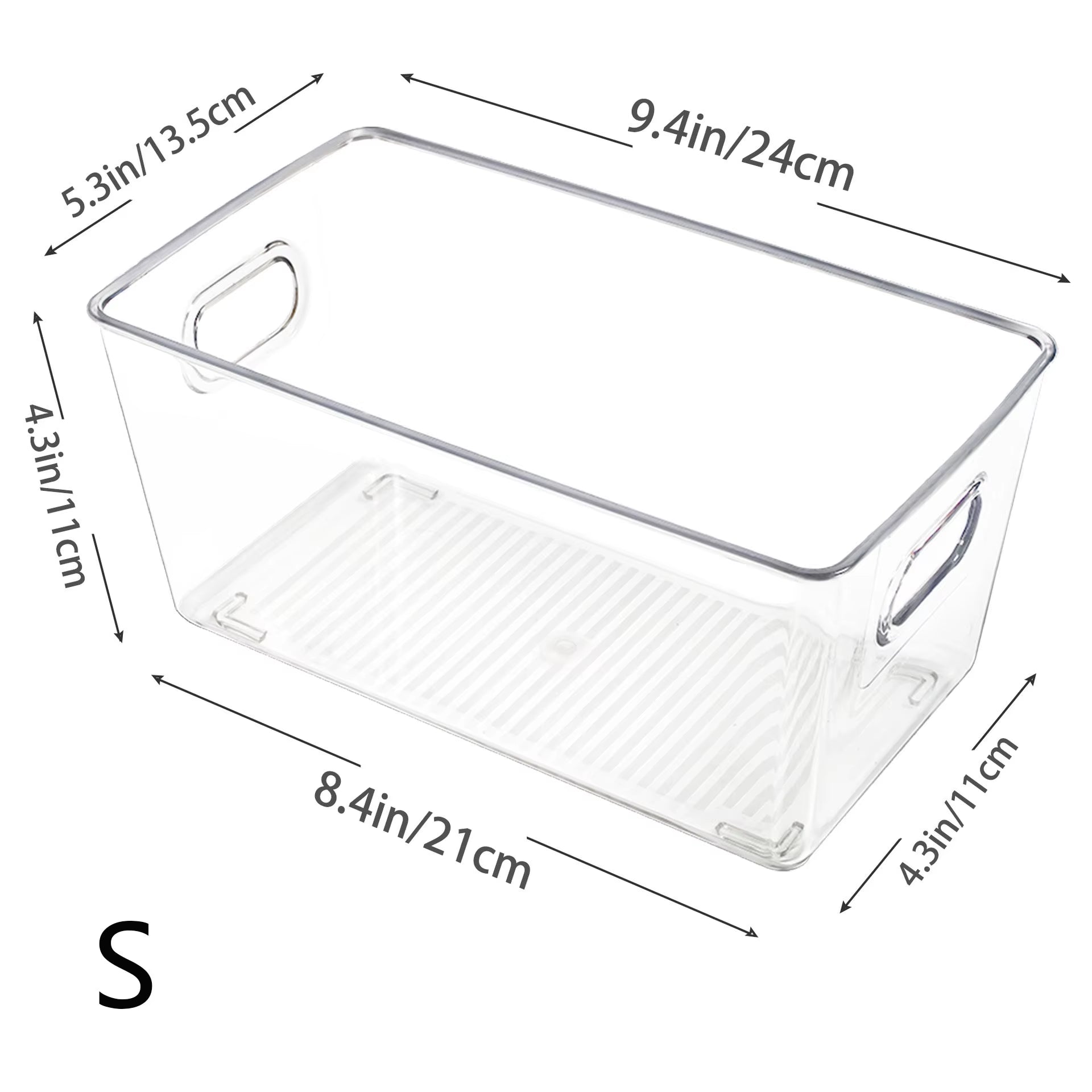 Transparent Fridge Organizer Food Storage Containers Refrigerator Organizer Vegetable Kitchen Organizer and Storage Container