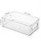 Refrigerator Organizer Bin Stackable Food Fridge Storage Box with Handle Clear Plastic Food Freezer Pantry Kitchen Organizer